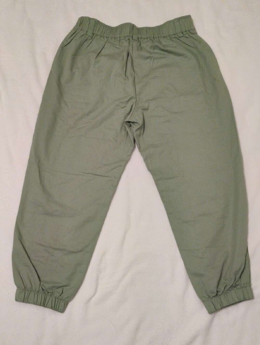HALARA Light Sage Elastic-Cuff Chino Pants - Picture 2 of 13